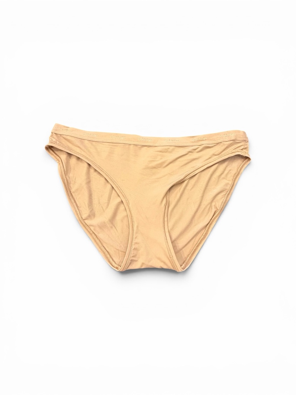 Calvin Klein Women Form to Body Bikini Underwear Tan Nude Medium New $22‎